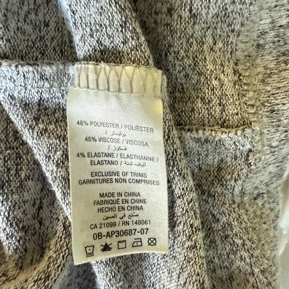 Ardene Heather Gray Oversized Cardigan - Picture 6 of 6